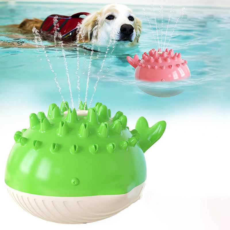 Electric Water Spray Dog Toy